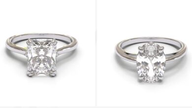 Man Made Diamond Engagement Rings