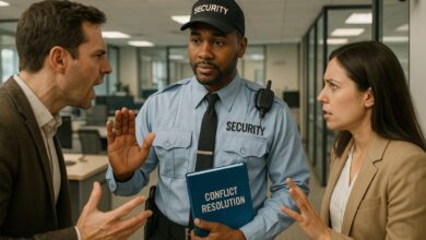 The Role of Security Guards in Managing Workplace Conflicts