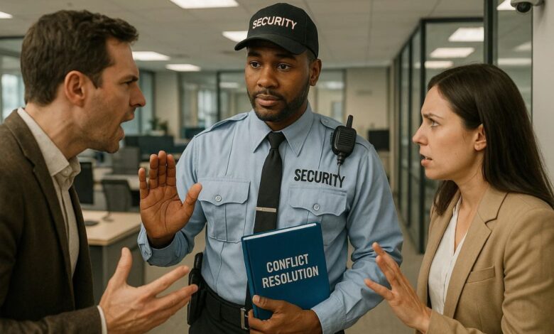 The Role of Security Guards in Managing Workplace Conflicts